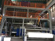 AF-3200mm PP Spunbond Nonwoven Fabric Making Machine , S SS SMS  Nonwoven Fabric Production Line