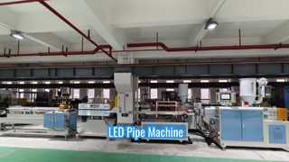 أضواء LED آلة بثق الأنابيب الناشر PC