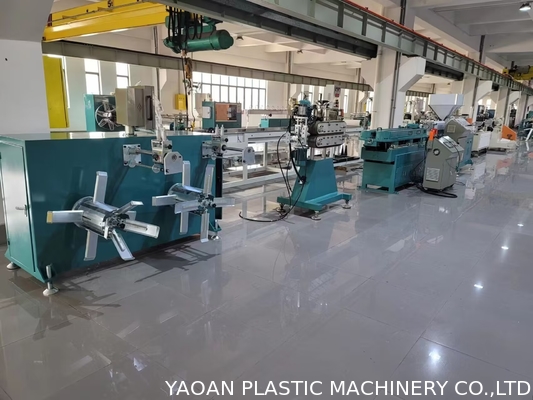 PVC PE واحد الجدار الكهربائية المموجة خرطوم أنابيب صنع آلة مع ABB Invertger