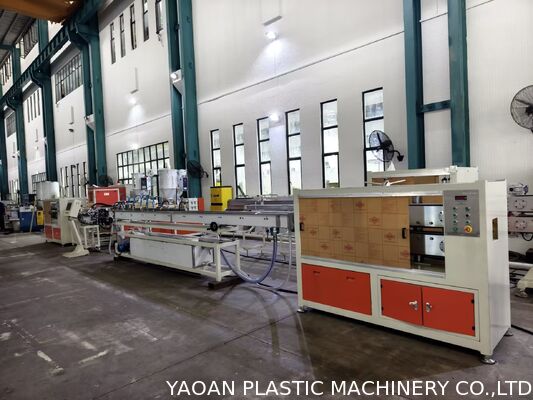 55mm Screw Plastic Coating Extrusion Line with 30:1 LD Ratio and Famous Brand Motor for Metal Pipe Coating